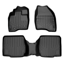 Load image into Gallery viewer, SMARTLINER Custom Fit Floor Mats 2 Row Liner Set Black Compatible With 2015-2016 Ford Explorer with 2nd Row Center Console (SA0161/B0109)