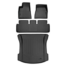 Load image into Gallery viewer, SMARTLINER All Weather Custom Fit Floor Mats 2 Rows &amp; Rear Cargo Liner Compatible With 2017-2021 Tesla Model 3 (SA0456/B0456/D0456)