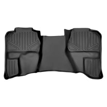Load image into Gallery viewer, SMARTLINER Custom Fit Floor Mats 2nd Row Liner Black Compatible With 2007-2013 Silverado/Sierra 1500/2500/3500 HD Extended Cab (SB0097)