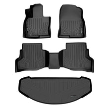 Load image into Gallery viewer, SMARTLINER Custom Fit All Weather Protection Black 2 Row Floor Liners &amp; Cargo Liner behind the 3rd Row Seats Compatible With 2016-2023 Mazda CX-9 (SA0257/B0257/E0257)