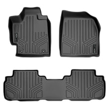 Load image into Gallery viewer, SMARTLINER Custom Fit Floor Mats 2 Row Liner Set Black Compatible With 2008-2013 Toyota Highlander Non Hybrid (SA0038/B0037)