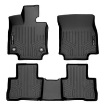 Load image into Gallery viewer, SMARTLINER All Weather Custom Fit Floor Mats 2 Row Liner Set Black Compatible With 2019-2023 Toyota Rav4 Hybrid (SA0418/B0488)