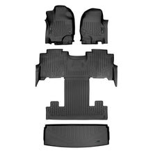 Load image into Gallery viewer, SMARTLINER Floor Mats Cargo Liner Behind 3rd Row Set Black Compatible With 18-22 Expedition/Navigator 2nd Row Bucket Seats (SA0350/B0350/E0350)