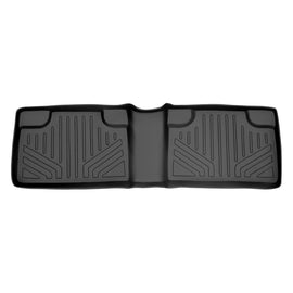 SMARTLINER Custom Fit Floor Mats 2nd Row Liner Black Compatible With 2006-2012 Toyota RAV4 (SB0019)