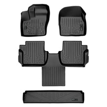 Load image into Gallery viewer, SMARTLINER Floor Mats 2 Rows &amp; Cargo Liner Behind 3rd Row Black 16-20 Transit Connect 2nd Row Bucket Seats W/Carpet Flooring (SA0363/B0478/E0478)