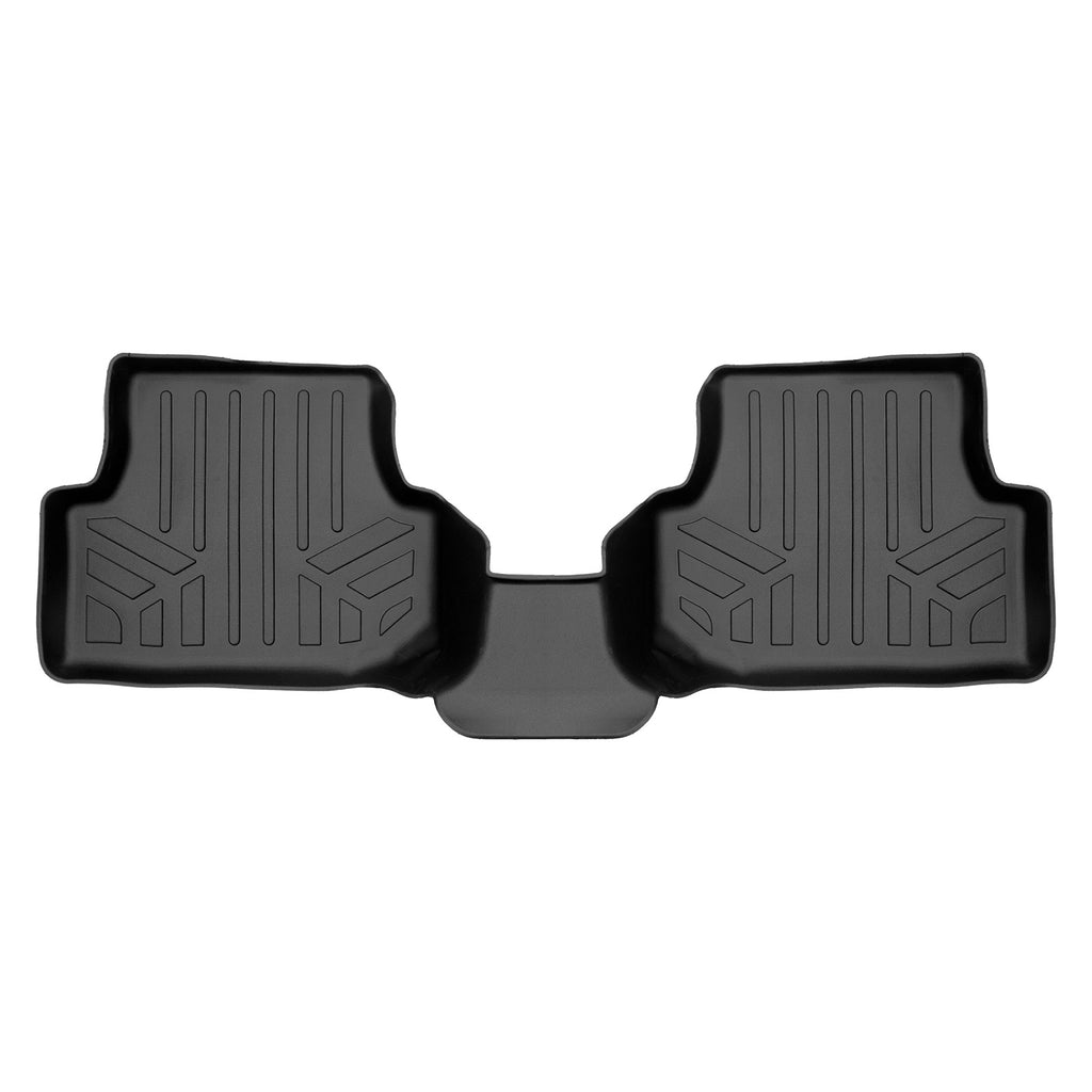 SMARTLINER Custom Fit All Weather Protection Black 2nd Row Liner Compatible With 2022-2025 Audi RS3 (SB0646-N2)