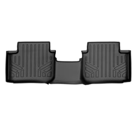 SMARTLINER Fit Floor Mats 2nd Row Liner Black Compatible With Vinyl Flooring 2019-2021 Ford Ranger SuperCab (SB0455)