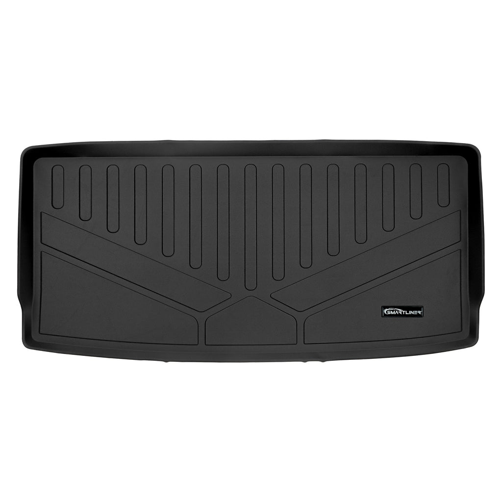 SMARTLINER All Weather Custom Fit Black Cargo Liner Behind the 3rd Row Compatible With 2022-2023 Jeep Wagoneer (SE0573)
