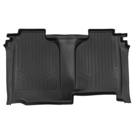 SMARTLINER Fit Floor Mats 2nd Row Liner Black Compatible With 2019-21 Silverado/Sierra 1500 Crew Cab with 1st Row Bench Seat (SB0457)