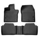 SMARTLINER Custom Fit All Weather Protection Black 2 Row Floor Liners Compatible With 2023-2025 Toyota Prius Prime (SA0700/B0723)