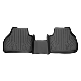 SMARTLINER Custom Fit Floor Mats 2nd Row Liner Black Compatible With 2011-2017 BMW X3 / 2015-2018 X4 (SB0262)