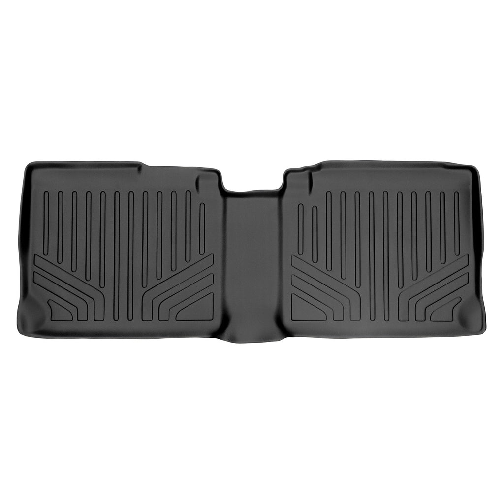 SMARTLINER Custom Fit Floor Mats 2nd Row Liner Black Compatible With 2010-2017 Chevrolet Equinox / GMC Terrain (SB0070)