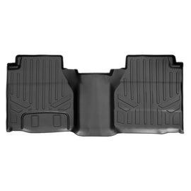 SMARTLINER Custom Fit Floor Mats 2nd Row Liner Black Compatible With 2022-2023 Nissan Frontier King Cab (SB0596)