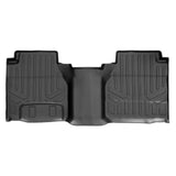 SMARTLINER Custom Fit Floor Mats 2nd Row Liner Black Compatible With 2022-2023 Nissan Frontier King Cab (SB0596)