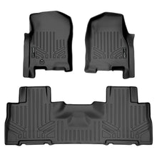 Load image into Gallery viewer, SMARTLINER Floor Mats 2 Row Liner Set Black Compatible With 2007-2010 Expedition / Navigator with 2nd Row Bucket Seats without Console (SA0346/B0303)