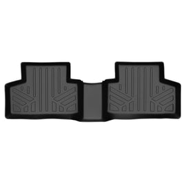 SMARTLINER All Weather Custom Fit Floor Mats 2nd Row Liner Black Compatible With 2020-2021 Mercedes-Benz GLB Class 5 Passenger Models (SB0499)