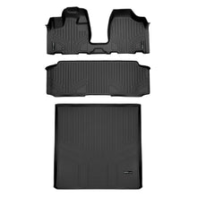 Load image into Gallery viewer, SMARTLINER Floor Mats and Cargo Liner Behind 2nd Row Set Black Compatible With 2008-19 Caravan / Town &amp; Country (SA0213/B0220/D0181)