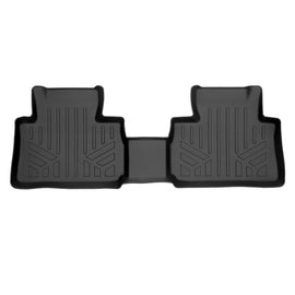 SMARTLINER Custom Fit All Weather Protection Black 2nd Row Liner Compatible With 2024-2025 Audi Q8 e-tron (SB0559-N3)