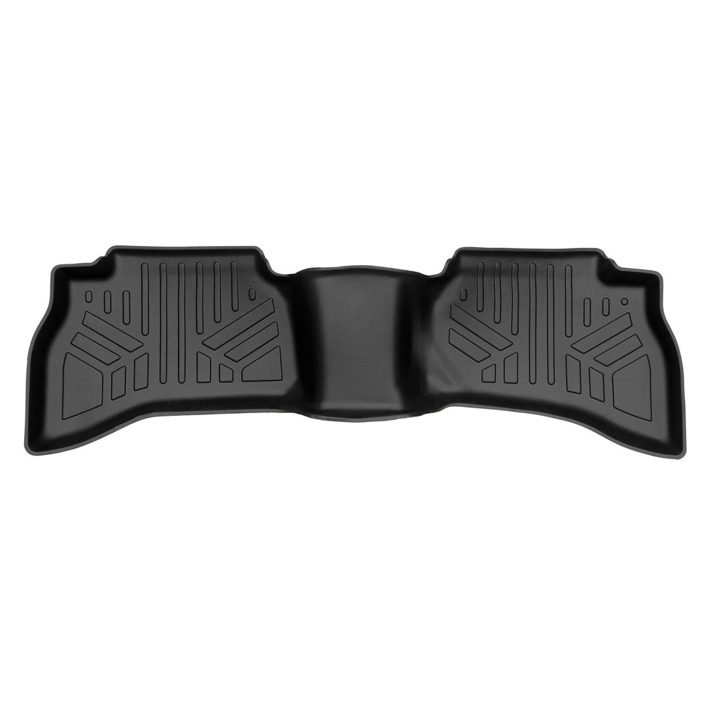 SMARTLINER Floor Mats 2nd Row Liner Black Compatible With 2020-2024 Buick Encore GX (SB0512)