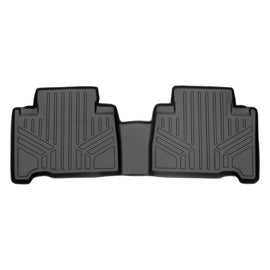 SMARTLINER Custom Fit Floor Mats 2nd Row Liner Black Compatible With 2015-2021 Lexus NX200t / NX300 / NX300h (SB0168)