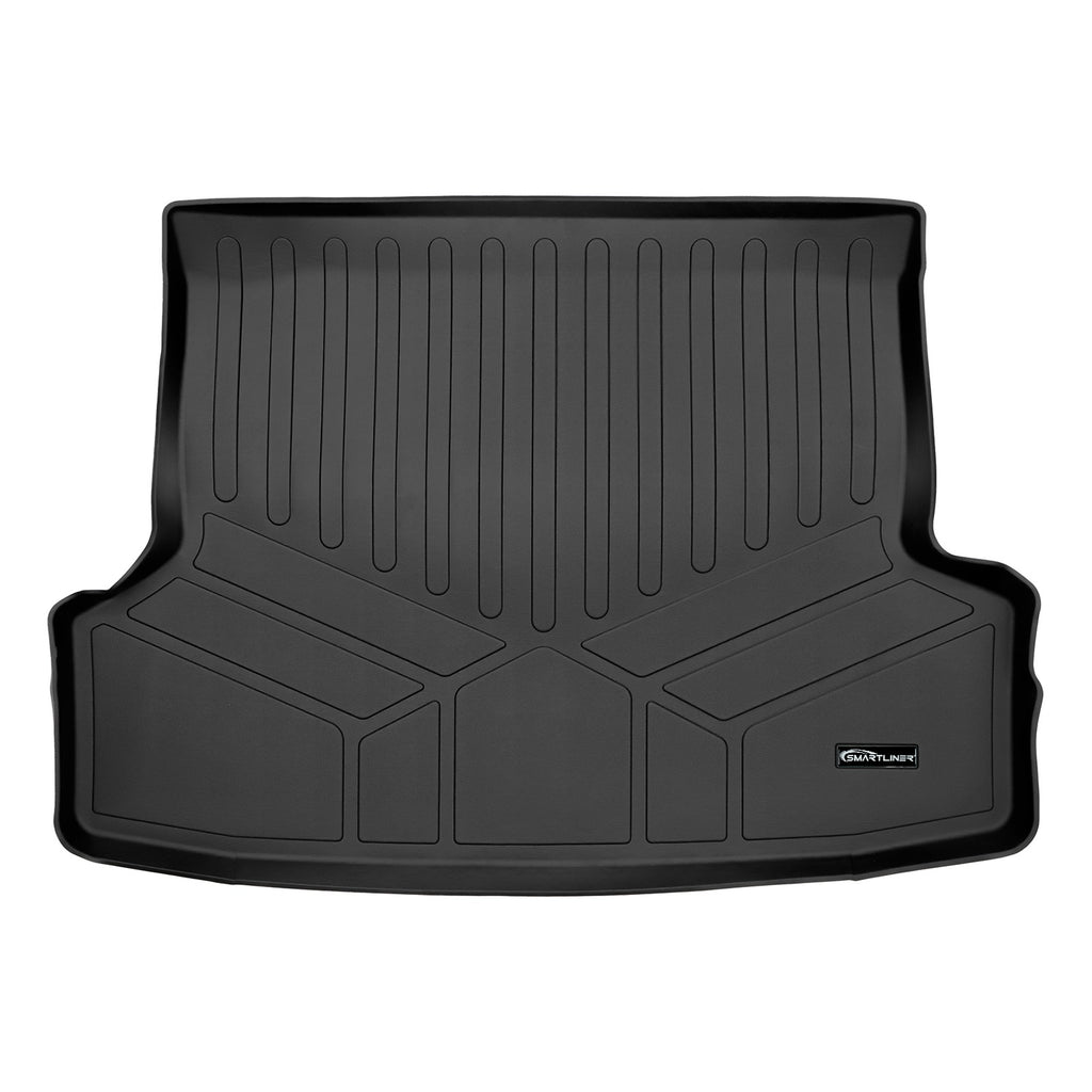 SMARTLINER All Weather Protection Custom Fit Black Cargo Liner Behind the 2nd Row Compatible With 2017-2023 Subaru Impreza (SD0682)