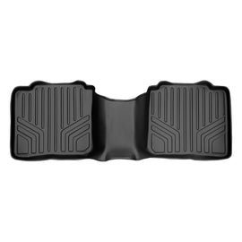 SMARTLINER Custom Fit Floor Mats 2nd Row Liner Black Compatible With 2009-2015 Toyota Venza (SB0052)