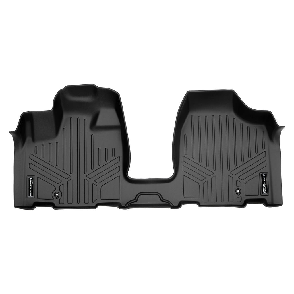 SMARTLINER Custom Fit Floor Mats 1st Row 1 Piece Liner Black Compatible With 2008-2020 Dodge Grand Caravan / Chrysler Town & Country (SA0213)