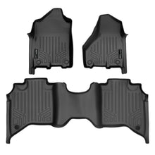 Load image into Gallery viewer, SMARTLINER Custom Floor Mats 2 Row Liner Set Black Compatible With 2019-2022 Ram 2500/3500 Crew Cab with 1st Row Bucket or Bench Seats (SA0450/B0450)