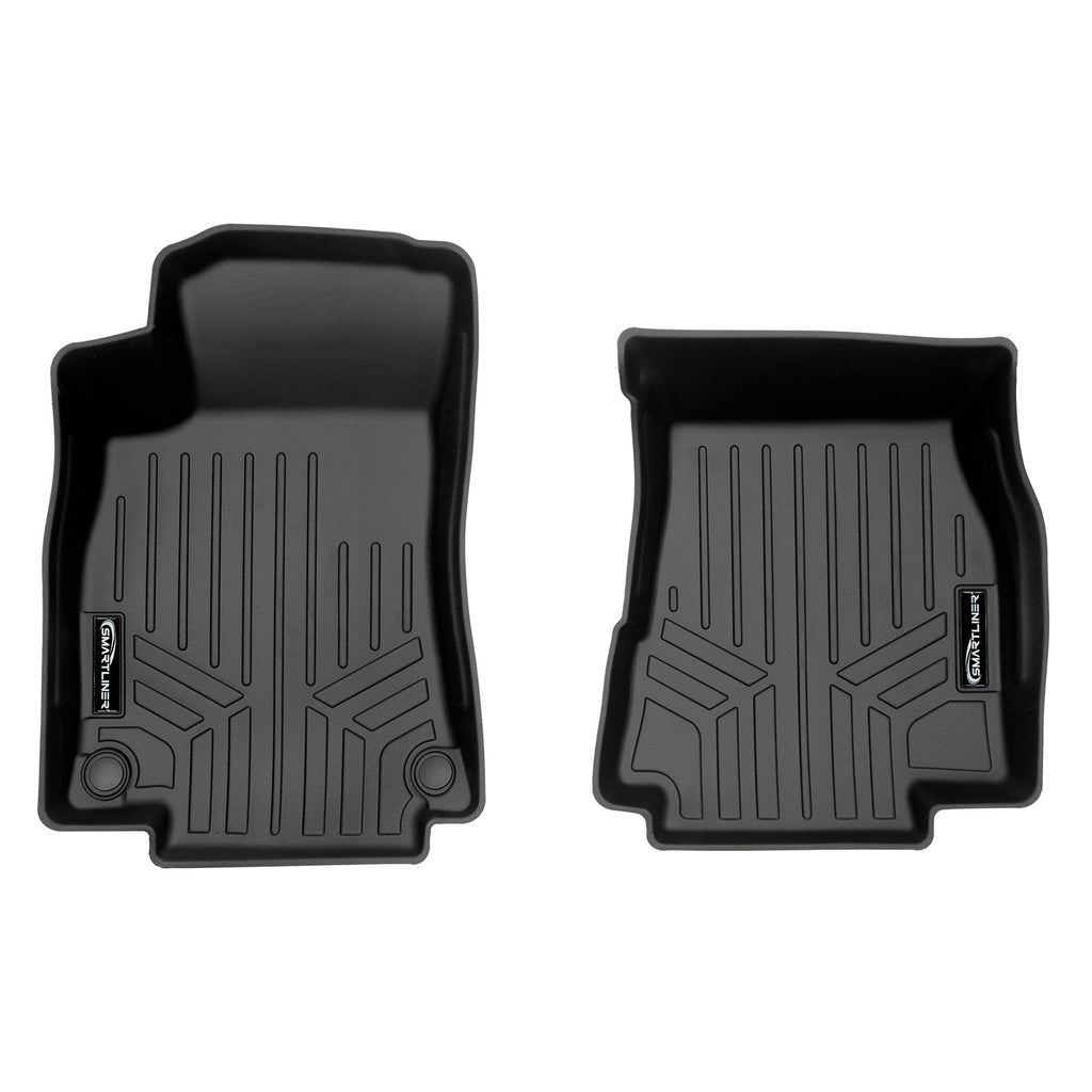 SMARTLINER All Weather Custom Fit Floor Mats 1st Row Liner Set Black Compatible With 2020-2021 Mercedes-Benz GLB Class 5 Passenger Models (SA0499)