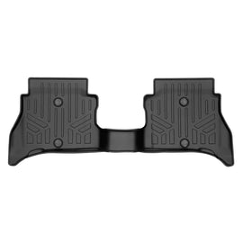 SMARTLINER All Weather Custom Fit 2nd Row Black Floor Mat Liners Compatible With 2021-2023 Jeep Wrangler 4xe (SB0590)