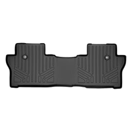 SMARTLINER Custom Fit Floor Mats 2nd Row Liner Black Compatible With 2019-2025 Honda Passport (SB0422)