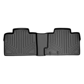 SMARTLINER Custom Fit Floor Mats 2nd Row Liner Black Compatible With 2007-2014 Ford Edge / 2011-2015 Lincoln MKX (SB0035)