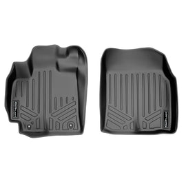 SMARTLINER Custom Fit Floor Mats 1st Row Liner Set Grey Compatible With 2009-2013 Toyota Corolla with Automatic Transmission (SA2012)