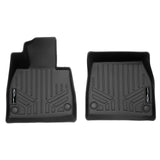 SMARTLINER All Weather Protection Custom Fit Black 1st Row Floor Mat Liner Set Compatible With 2023-2024 Mercedes-Benz EQE SUV (SA0704)