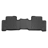 SMARTLINER Custom Fit All Weather Protection Black 2nd Row Liner Compatible With 2007-2013 Acura MDX (SB0084)