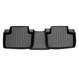 SMARTLINER Custom Fit Floor Mats 2nd Row Liner Black Compatible With 2011-2023 Mitsubishi Outlander Sport (SB0356)