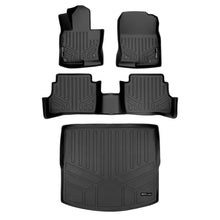 Load image into Gallery viewer, SMARTLINER All Weather Custom Fit Floor Mats 2 Rows and Cargo Liner Set Black Compatible With 2022-2023 Mazda CX-5 (SA0301/B0301/D0623)