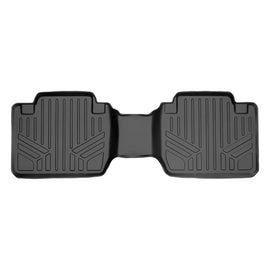 SMARTLINER Custom Fit Floor Mats 2nd Row Liner Black Compatible With 2016-2021 Toyota Tacoma Access/Extended Cab (SB0211)