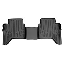 SMARTLINER Custom Fit Floor Mats 2nd Row Liner Black Compatible With 2015-2018 Ford Ranger Crew Cab Export Model (SB0322)
