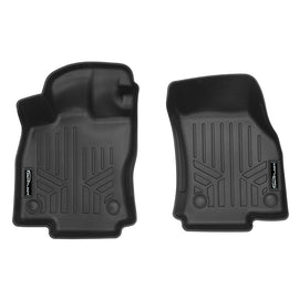 SMARTLINER All Weather Protection Custom Fit Black 1st Row Floor Mat Liner Set Compatible With 2022-2024 Volkswagen Golf R/ Golf GTI (SA0741-R)