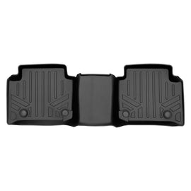 SMARTLINER All Weather Custom Fit Black 2nd Row Floor Mat Liner Set Compatible With 2022-2024 Jeep Grand Cherokee 4XE (SB0599-P)