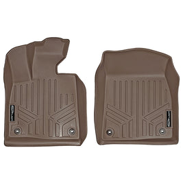 SMARTLINER Custom Fit All Weather Protection Tan 1st Row Liners Compatible With 2012-2018 Ford Focus (SA1222)