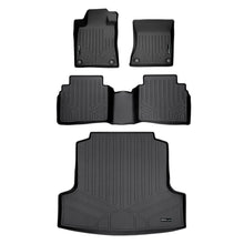 Load image into Gallery viewer, SMARTLINER Custom Fit All Weather Protection Black 2 Row Floor Liners &amp; Cargo Liner behind the 2nd Row Seats Compatible With 2019-2025 Nissan Altima (SA0421/B0421/D0421)