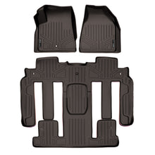Load image into Gallery viewer, SMARTLINER Custom Fit Floor Mats 2 Row Liner Set Cocoa Compatible With Traverse / Enclave / Acadia / Outlook (SA3043/B3044)
