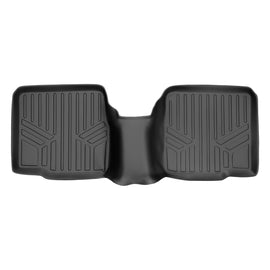 SMARTLINER Custom Fit Floor Mats 2nd Row Liner Black Compatible With 2011-2019 Ford Explorer without 2nd Row Center Console (SB0082)