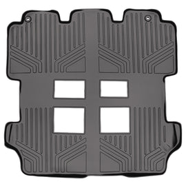 SMARTLINER Custom Fit Floor Mats 2nd and 3rd Row Liner Grey Compatible With 2011-2017 Honda Odyssey (SB2103)