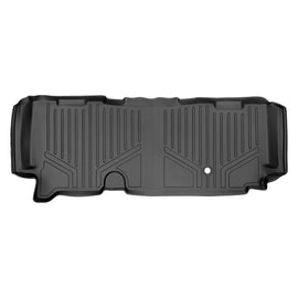 SMARTLINER Custom Fit Floor Mats 2nd Row Liner Black Compatible With 2011-2016 Ford F-250 / F-350 Super Duty SuperCab / Extended Cab (SB0091)