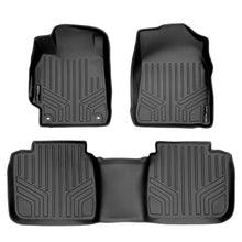 Load image into Gallery viewer, SMARTLINER Custom Fit Floor Mats 2 Row Liner Set Black Compatible With 2015-2017 Toyota Camry (SA0204/B0102)
