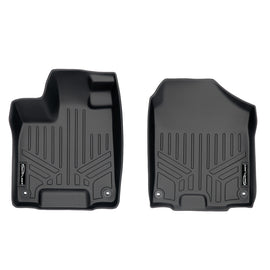 SMARTLINER Custom Fit Floor Mats 1st Row Liner Set Black Compatible With 2016-2022 Honda Pilot (SA0200)