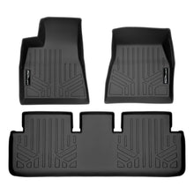 Load image into Gallery viewer, SMARTLINER All Weather Custom Fit Floor Mats Set Black Compatible With 2017-2021 Tesla Model 3 (SA0456/B0456)
